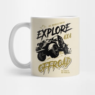 Offroad car 4x4 - Offroading - Explorer Mug